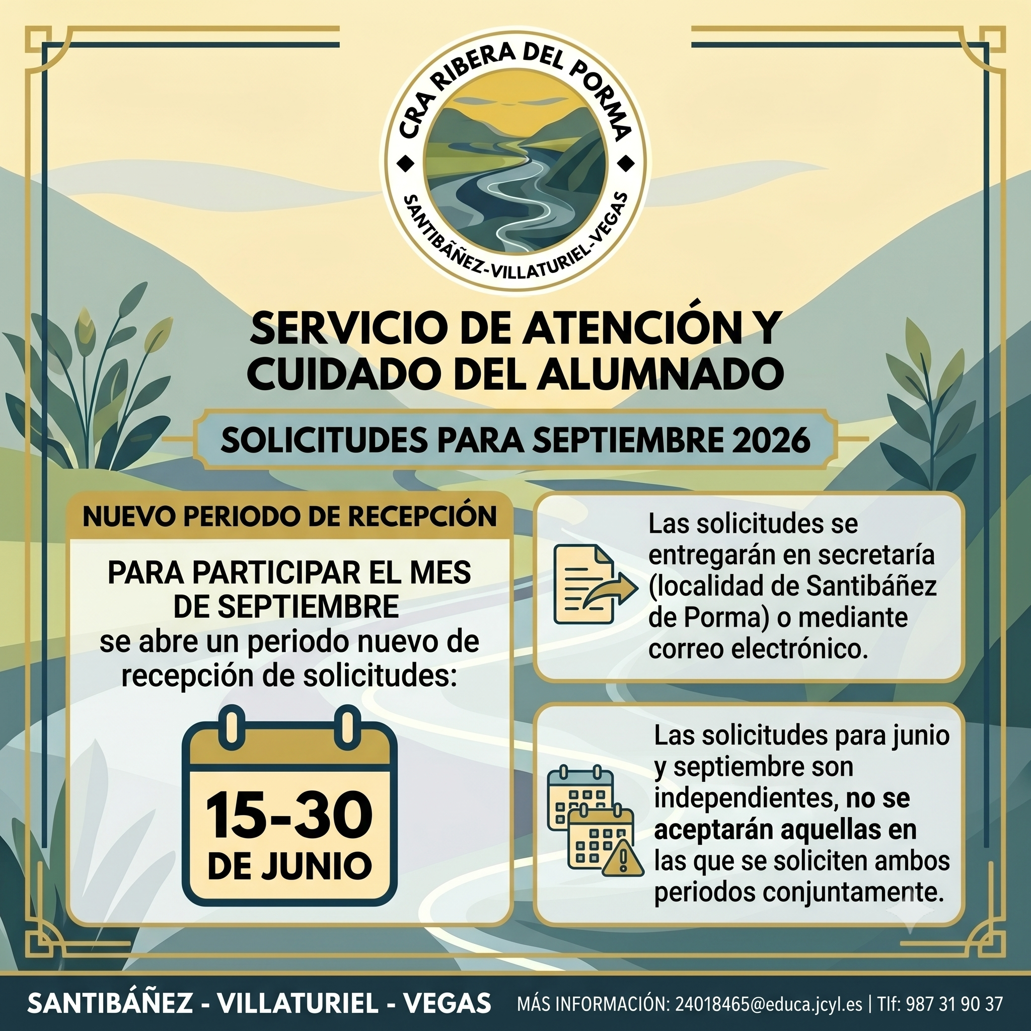 inscripción septiembre 2026