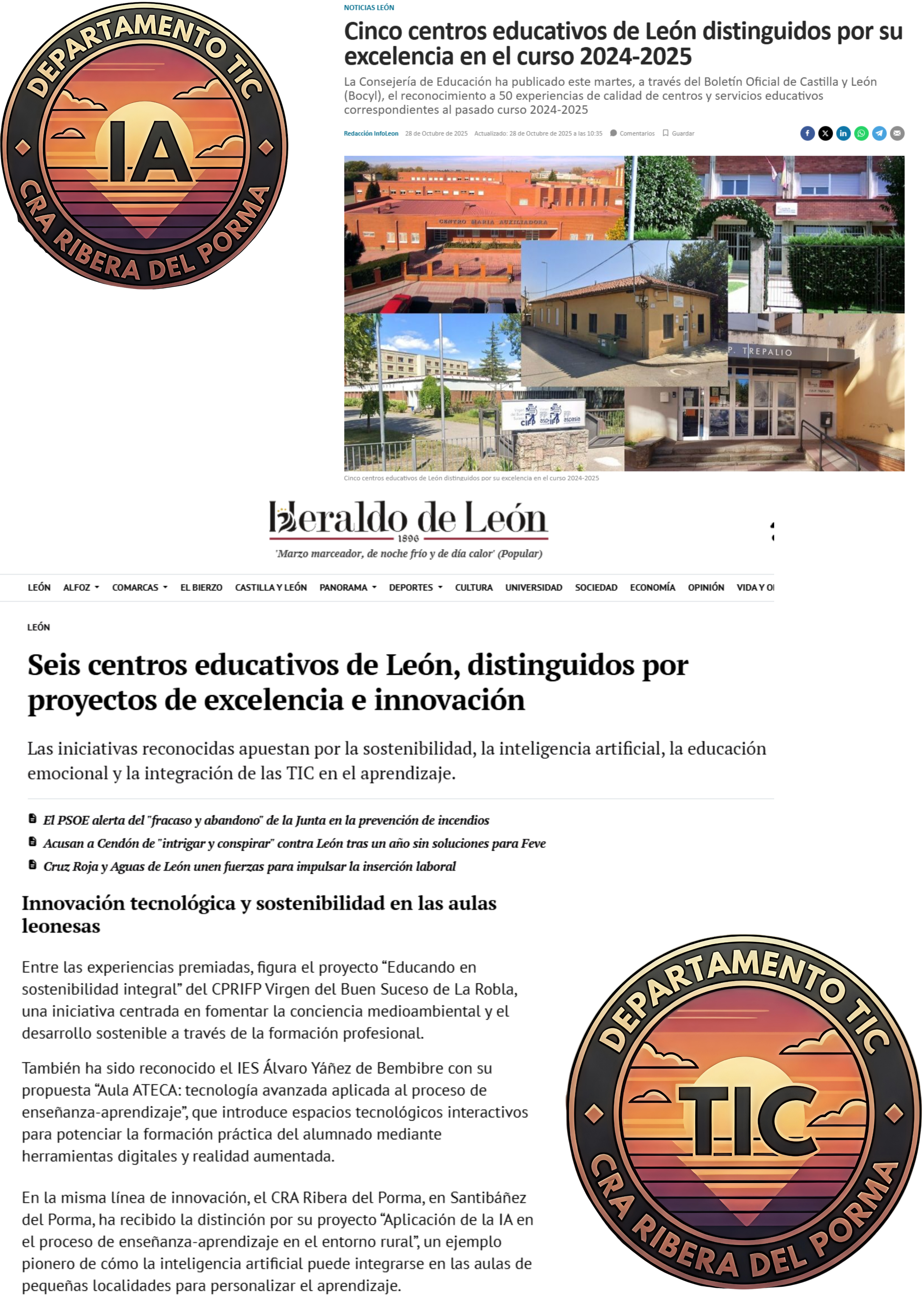 prensa y distinciones