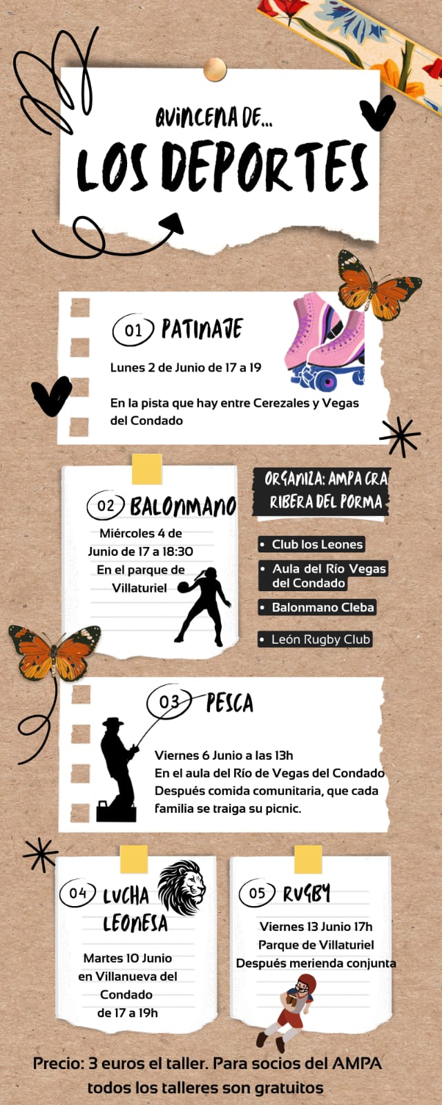 deportes AMPA junio 2025