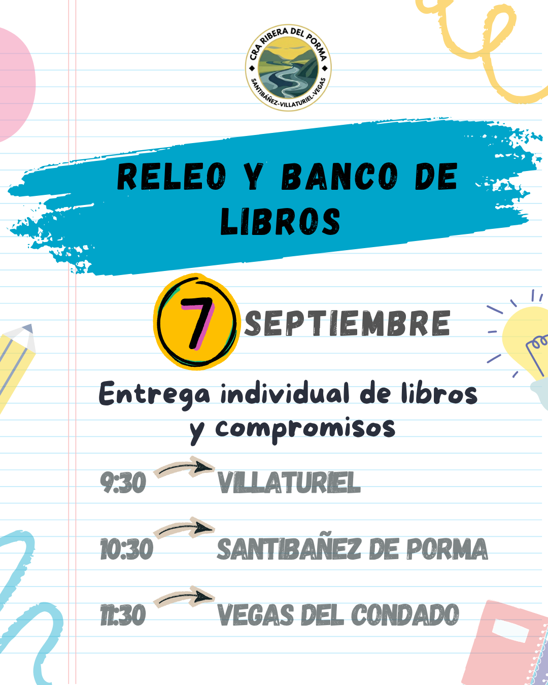 horario de entrega 2026-2027